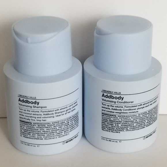 J BEVERLY HILLS Add body Volumizing Shampoo Conditioner Duo Set 3 oz Travel Size - Picture 1 of 5